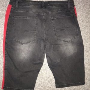 Men’s Black Denim Shorts